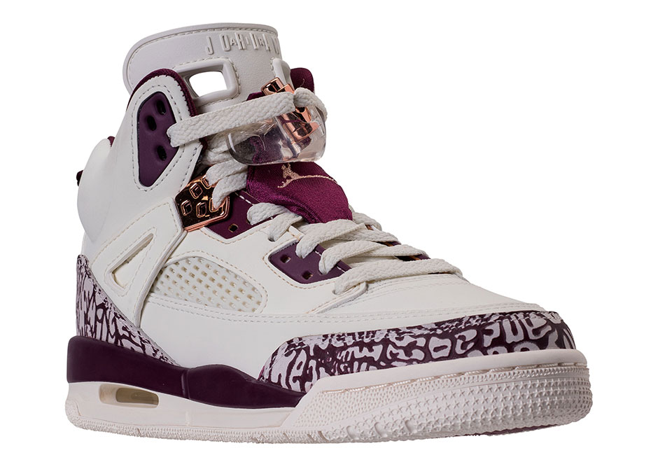 jordan spizike purple and white