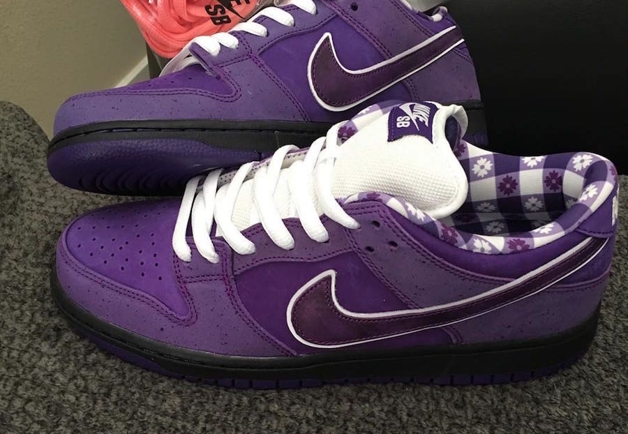 concepts x nike sb dunk low purple lobster