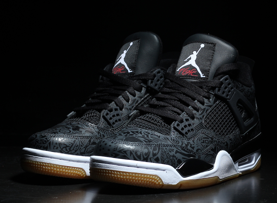 jordan 4 black and gum